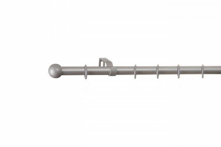 Телескопичен корниз Мира 19/16 мм 160-300 см сребро мат - Метални корнизи