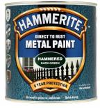 Боя за метал Hammerite 2.5л, зелен хамър ефект
