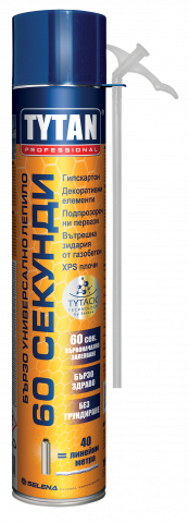 Бързо полиуретаново лепило Tytan Professional 60 секунди - Монтажни лепила