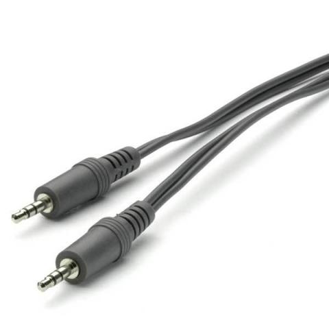 Аудио кабел 3,5 мм жак мъжки- 3,5 мм жак мъжки 30193 Vivanco 2.5м - Кабели и адаптери тв & аудио