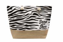 Плажна чанта 58x40x18 зебра