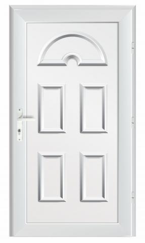 ПВЦ врата за къща с термопанел 200х90 см. Дясна - Входни врати