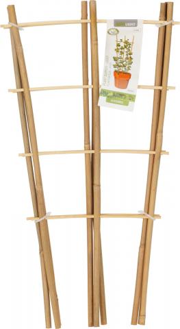 Стълбичка за цветя бамбук 3 броя, снимка 2 - Аксесоари за цветя