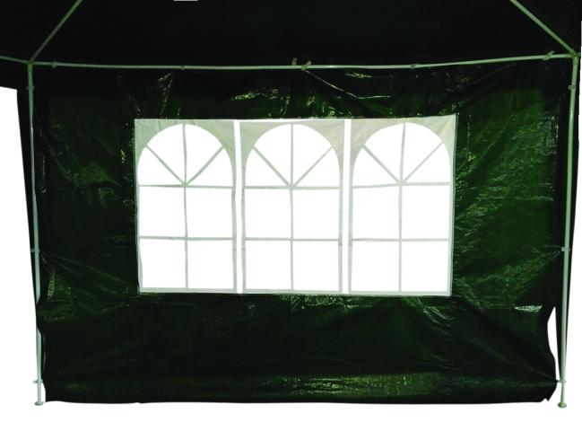 Страница за павилион 295x195см, 3 прозореца, зелена - Аксесоари за павилиони