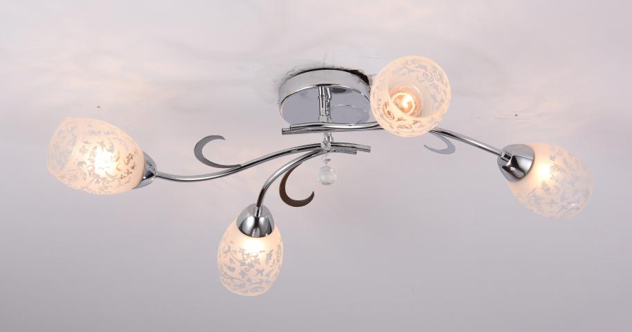 Полилей Кристал 4хЕ27, снимка 2 - Полилеи