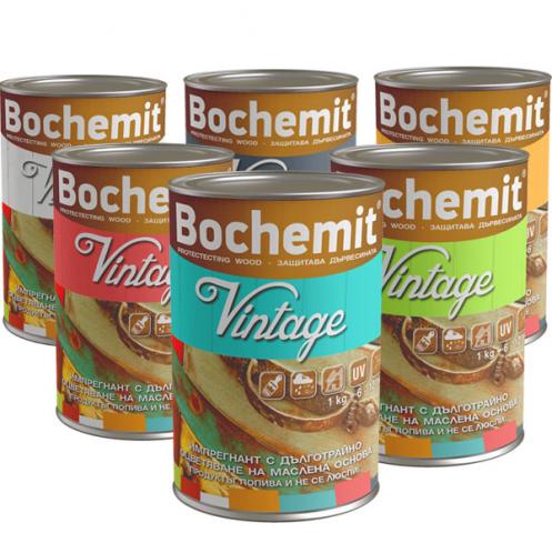 Импрегнатор Bochemit Vintage 1 л графит - Лакове за дърво