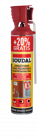Ръчна пяна за многократна употреба Soudal 500 мл + 100 мл - PU пени