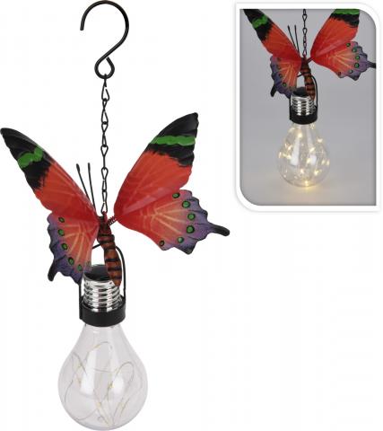 Соларна висяща крушка с пеперуда - Соларни лампи