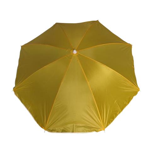 Плажен чадър с чупещо рамо жълт Ф180 - Плажни чадъри