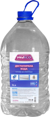 Дестилирана вода VIVA ECO 5л - Дестилирана вода