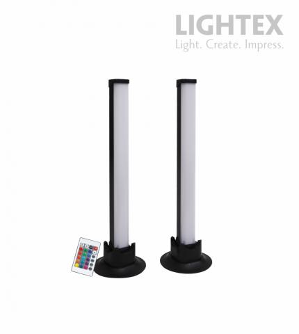 LED лампа VEGAS 3W 3000K + RGB IP20 Lightex - Настолни лампи