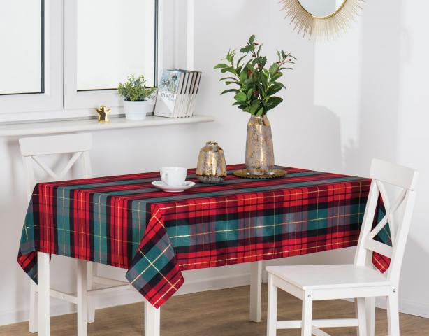 Покривка Tartan 140x180 см червено-зелен - Кухненски текстил