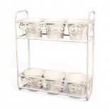 Цветарник за 6 броя саксии