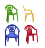 Детски стол Мече 37x30x51см различни цветове