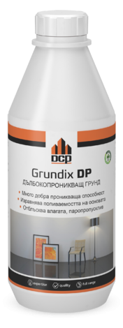 Грунд Grundix DP 1 л - Грунд за бои за стени