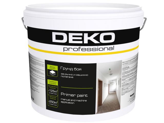 Грунд боя Deko Professional 5кг, бяла - Грунд за бои за стени