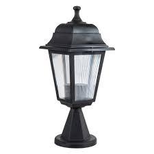 Градинска лампа БЕРГАМО E27 IP44 h400 черен - Градински лампи