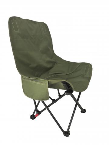 Къмпинг стол 66x46x92 см с 3 позиции зелен - Маси и столове