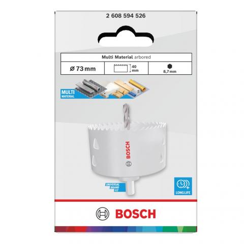 Боркорона Bosch ММ 73 мм, снимка 4 - Боркорони bi-metal