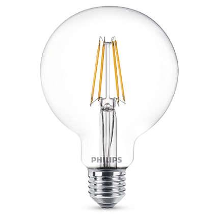 Philips LED Filament лампа E27 G93, 6-60W,806Lm, WW - Лед крушки е27