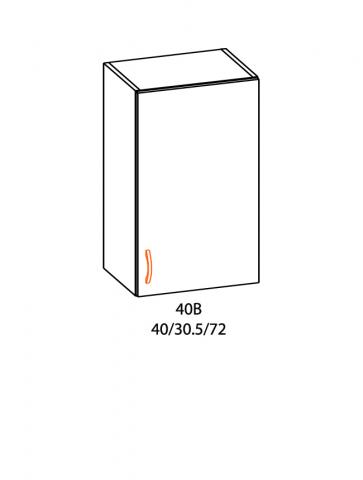 Горен шкаф Оля В40х30.5х72 см, снимка 2 - Модулни кухни с онлайн поръчка