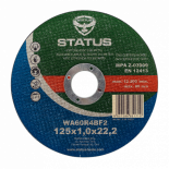 Диск за рязане на метал 125x22.2x1.0мм Status