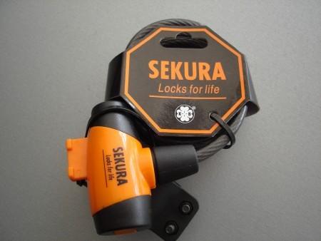 Вело ключалка 150cm Secura, снимка 2 - Стойки и заключващи устройства