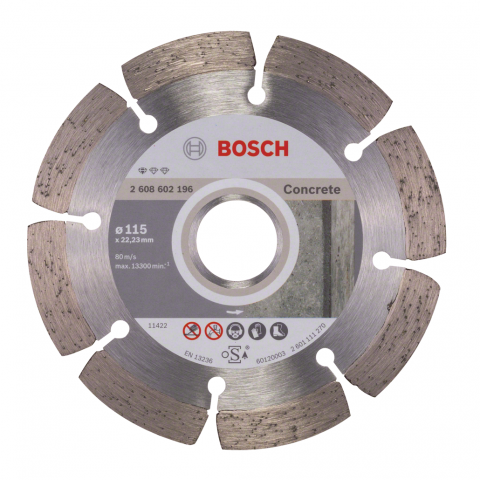 Диамантен диск Bosch Concrete 115 мм, снимка 2 - Диамантени дискове