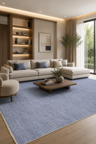 Килим Lipari Blue 80х150 см, снимка 2 - Килими