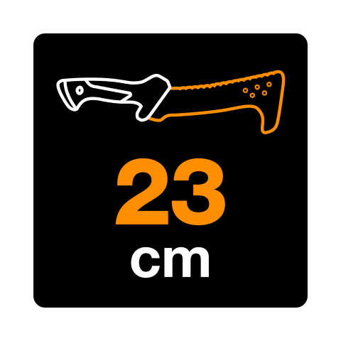 Мачете-трион Fiskars Billhook Solid 45см, снимка 3 - Триони и ножове