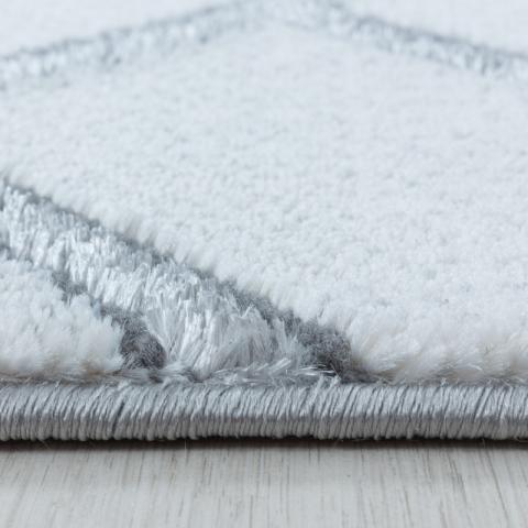 Килим Naxos White - Silver 160x230, снимка 4 - Килими