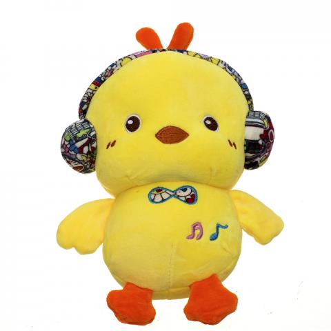 Плюшено пате със слушалки, 22см - Плюшени коледни играчки