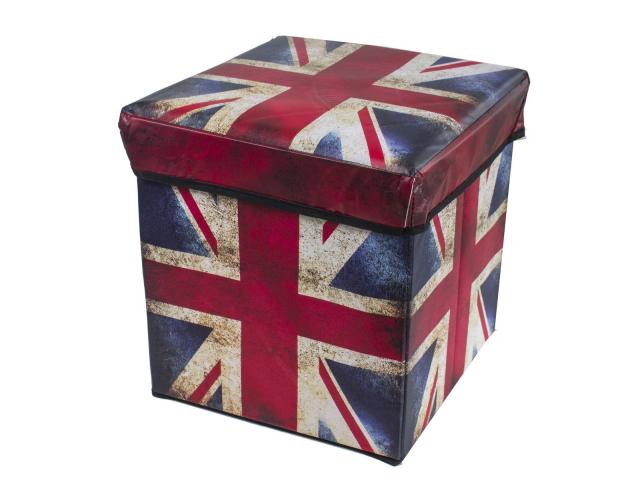 Табуретка кутия Британски флаг - Табуретки
