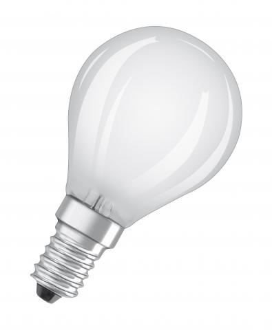 Комплект LED крушки Osram балонче E14 4W 3бр., снимка 3 - Лед крушки е14
