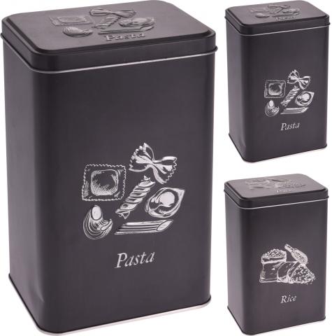 Метална кутия черен мат - Кутии за храна