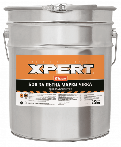 Боя за пътна маркировка Xpert 25кг, бяла - Пътна маркировка