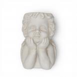 Саксия фигура ангел 21х21х33.5 см бежова