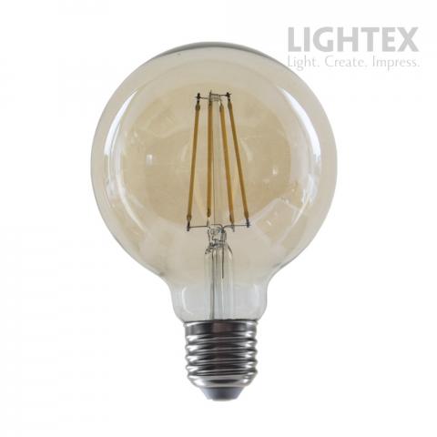 LED лампа FILAMENT 8W 220V E27 ST64 GOLD 2700K 1055lm - Лед крушки е27