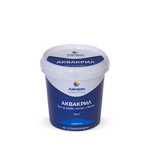 Акрилатна боя AQ-16 мат RAL5015 700мл - Бои за метал