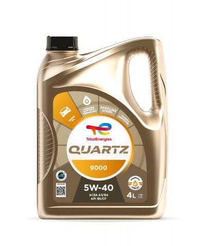 Моторно масло Total Quartz 9000 5W40 4 л - Моторни масла за дизелови двигатели