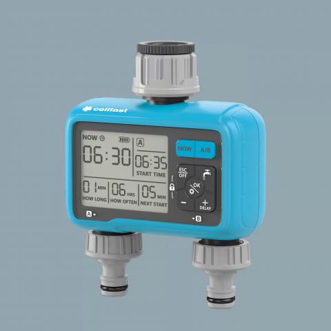 Електронен таймер с 2 зони за напояване CellPro - Капково напояване