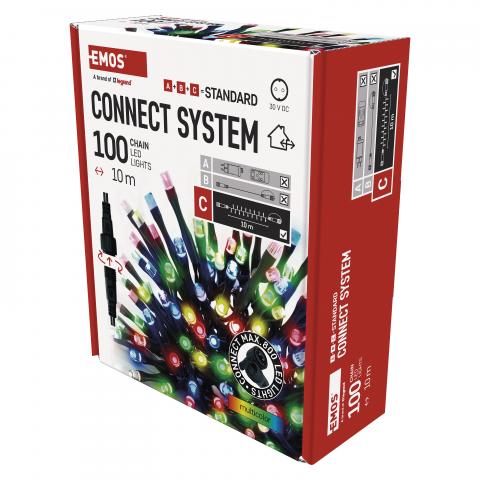 LED свързваща коледна верига, 10м зелена, снимка 3 - Светеща верига
