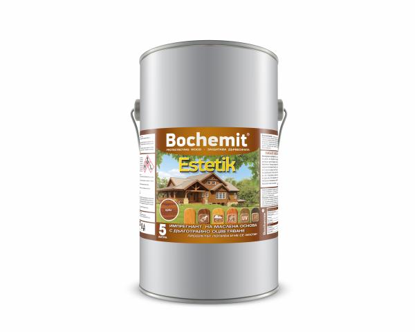 Импрегнатор Bochemit Estetik 5 л орех - Импрегнатори за дърво
