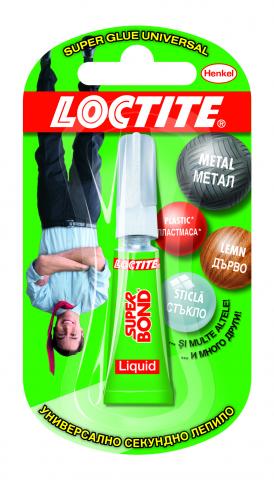 Лепило Loctite Super Bond 3 гр - Секундни лепила