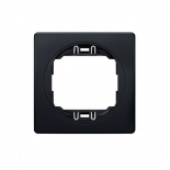 Рамка единична черна 80х80 EON