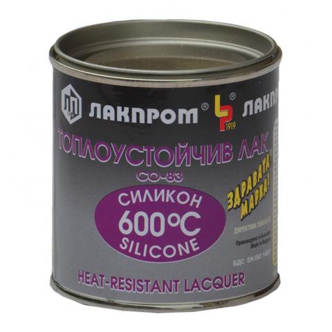 Топлоустойчива боя Лакпром 600 С графит 300 г - Термоустойчиви бои