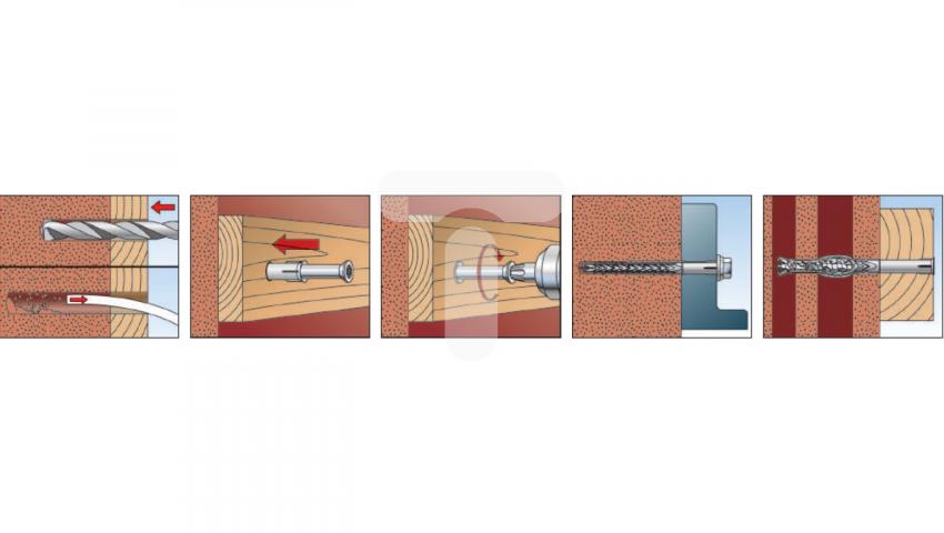 Рамков дюбел SXRL 8x100 TK Fischer, снимка 2 - Универсални дюбели