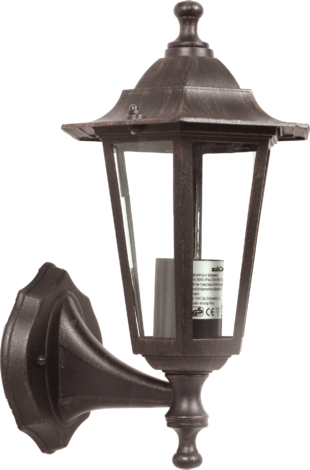 Градинска лампа 60W Е27 каф. - Градински лампи