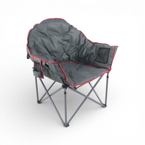 Сгъваем къмпинг стол 85x73xH92 см черен - Маси и столове