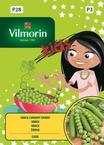 Вилморин семена Нисък грах CASH - mini garden - Семена за плодове и зеленчуци